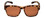 Front View of Calabria 9018-POL Small Polarized Fitover Sunglasses in Matte Cheetah Gold&Brown
