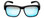 Front View of Calabria 9018-RRV Small/Medium Polarized Fitover Sunglasses MT Black&Blue Mirror