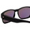 Close Up View of Calabria 9018RRV Small/Medium Polarized Fitover Sunglasses MT Black&Green Mirror