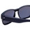 Close Up View of Calabria 9018-RRV Small/Med Polarized Fitover Sunglasses Navy Blue&Yellow Mirror