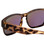 Close Up View of Calabria 9018RRV S/Medium Polarized Fitover Sunglasses Cheetah Gold&Green Mirror