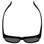 Top View of Calabria 9018-RRV Small/Medium Polarized Fitover Sunglasses MT Black&Blue Mirror