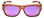 Front View of Calabria 8752 FOLDING Fitover Polarized Sunglasses Med/Large Amber/Violet Mirror