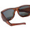 Close Up View of Calabria 8752 FOLDING Fitover Polarized Sunglasses Med/Large Amber/Violet Mirror