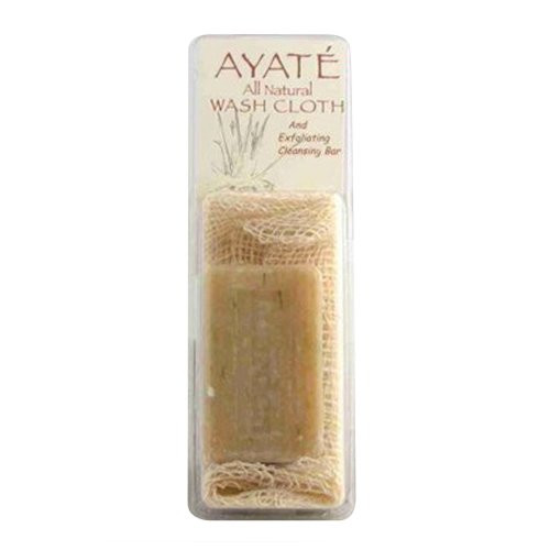 Thai Deodorant Stone Ayate All Natural Wash Cloth With Cleansing Bar