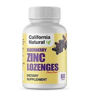 California Natural - Lozenges Elderberry Zinc - 1 Each-60 CT