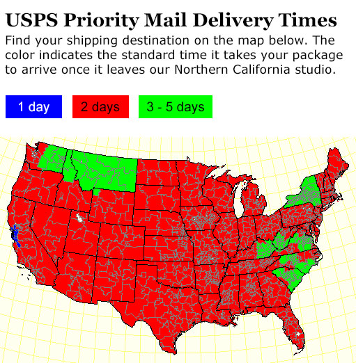 Usps Parcel Select Delivery Time Map Maps Model Online