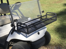 Installs quickly with our hardware that connects to the existing golf cart frame