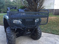 Honda Rancher Front Rubber Coated  Basket with Headlight & Grill Guard