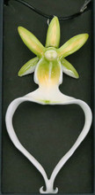 Dendrophylax lindenii 'Ghost Orchid' Necklace