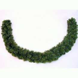 Alberta Spruce Garland 9ft Dark Green Iced
