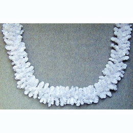 Alberta Spruce Garland 9ft White 