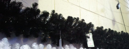 Alberta Spruce Garland 9ft Black 