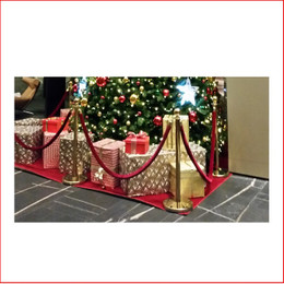 Image of Gold Barrier Post 1000mm,  only 1 x Gold Barrier for sale in image is $159