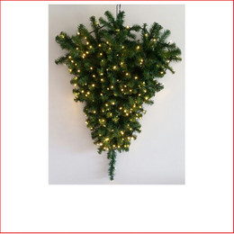 Sequoia Wall Christmas Tree 3ft, Led Lights can be Pre Lit - POA