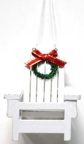 white wood beach chair ornament adirondack chair beach adirondack chair christmas ornaments