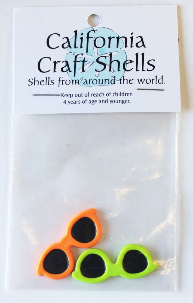 Miniature Sunglasses For Crafting Shell Craft Supplies California Seashell Company 