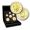 2004 GOLD MAPLE LEAF BIMETALLIC (6 COIN SET) 1.94 oz GOLD