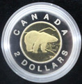1996 $2 PROOF POLAR BEAR CANADA