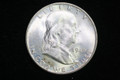 1949-D FRANKLIN SILVER HALF DOLLAR FULL BELL LINES - BU UNC COIN