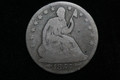 1855-O ARROWS SEATED LIBERTY SILVER HALF DOLLAR COIN - G
