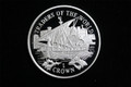 1998 1 CROWN GIBRALTAR SILVER COIN (TRADERS OF THE WORLD)