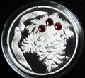 2010 CANADA $20 SILVER 1 oz. HOLIDAY PINE CONES - RUBY