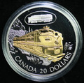 2003 $20 Canada SILVER Transportation Train Series - Canadian National FA-1