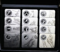 1998-2000 Canada Silver 50-cent Coins - Sport Series Set