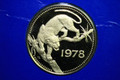 1978 $250 BELIZE GOLD (TIGER) LOW MINTAGE GOLD PIECE ASW (.2549)