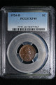 1924-D  1C WHEAT LINCOLN CENT - PCGS XF40