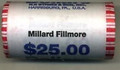 Presidential Dollar: MILLARD FILLMORE (13th President) "P" MINT ROLL