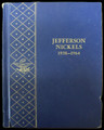 1938-1964 JEFFERSON NICKEL SET IN WHITMAN CLASSIC ALBUM - 71 COINS