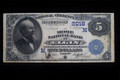 1882 $5 - BLUE SEAL (ELGIN,IL) 3 KNOWN DATED BACK. #2016 - F/VF