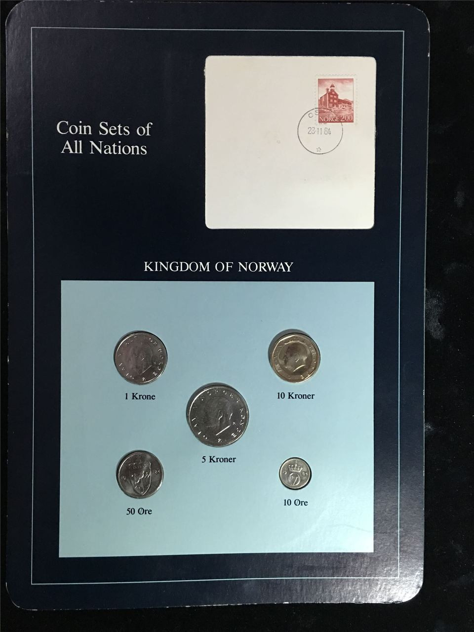 COIN SETS OF ALL NATIONS FRANKLIN MINT (NORWAY) - Northern