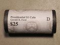 Presidential Dollar: GERALD FORD (38th President) "D" MINT ROLL