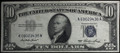 1953 $10 SILVER CERTIFICATE PAPER MONEY NOTE BLUE SEAL ALMOST UNC