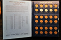 1941 - 1958 WHEAT LINCOLN PENNY CENT SET W/ WHITMAN DELUXE FOLDER
