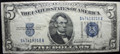  1934-D $5 US SILVER CERTIFICATE - VF/XF