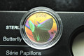 2006 Canada 50 Cent "Silvery blue" Sterling coin *Butterfly Collection*