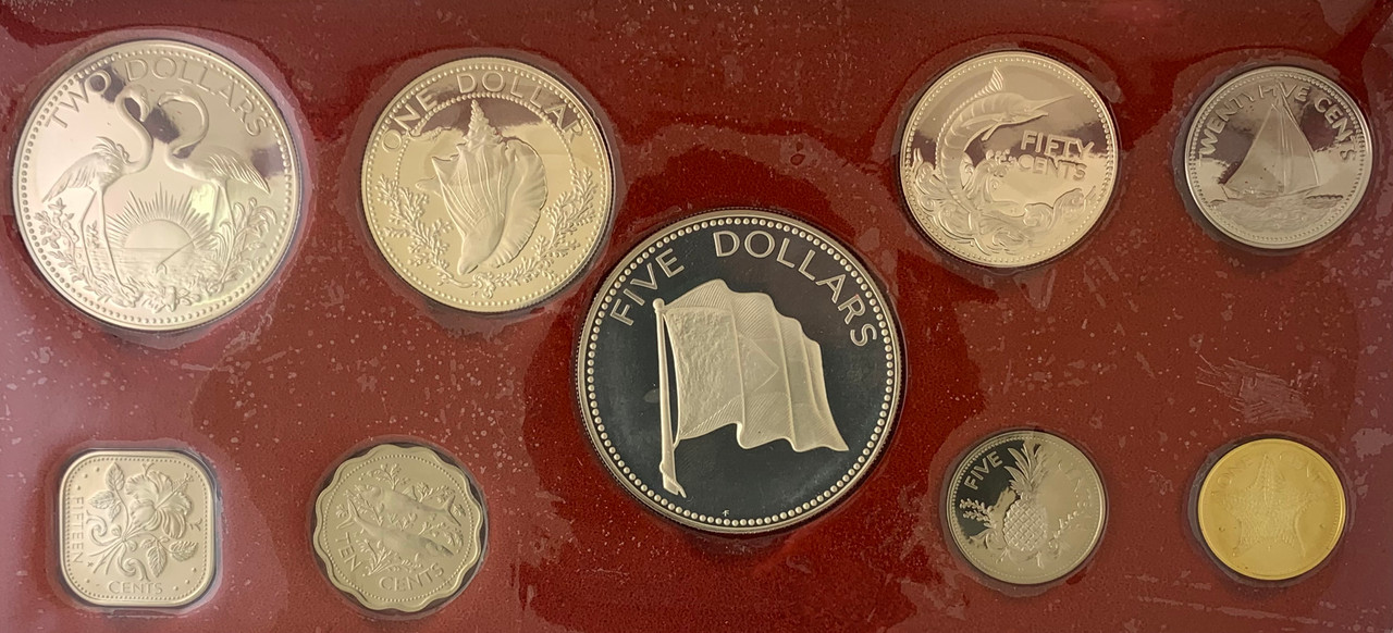 1974 Bahama SILVER Proof Set - 2.9 oz. SILVER - Northern Illinois