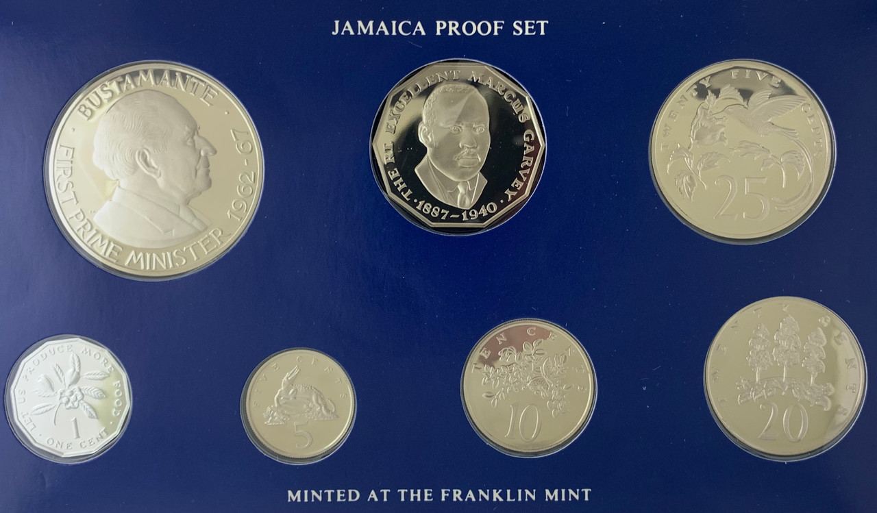 1976 Jamaica Proof set - Northern Illinois Coin & Stamp inc.