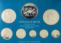 1975 Belize Solid Sterling Silver Proof set