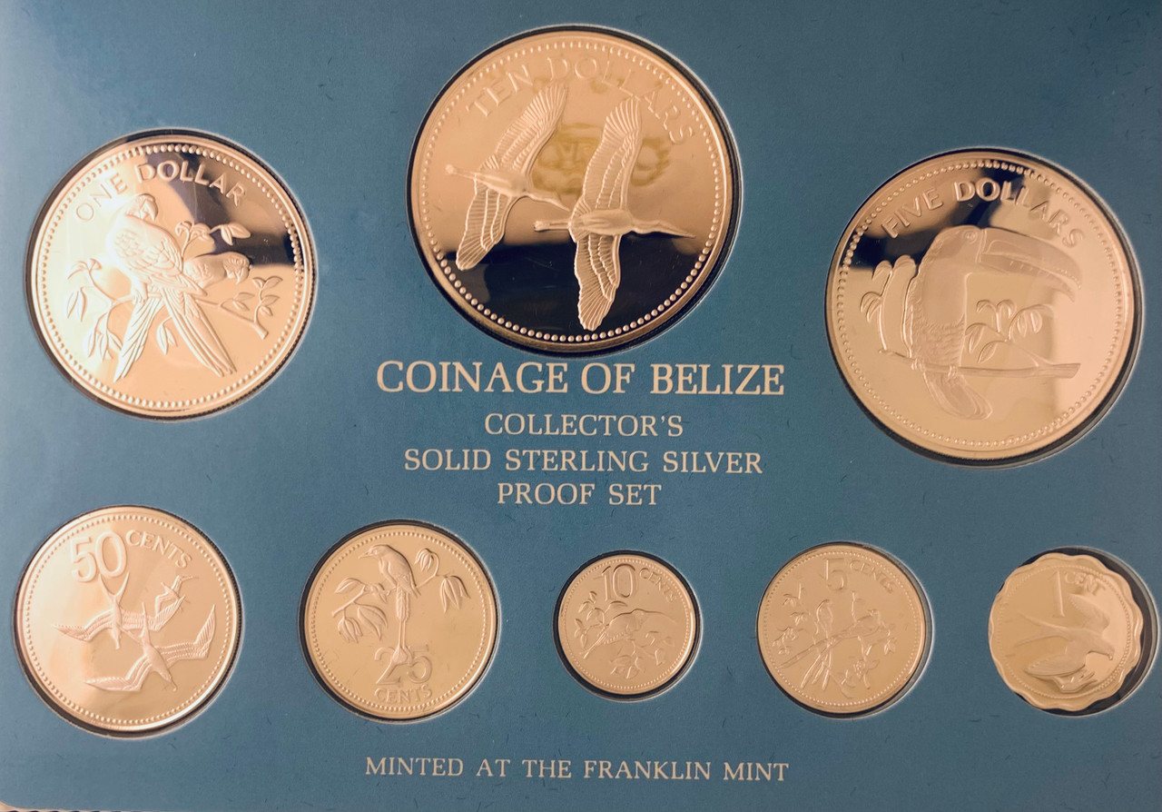 セール豊富なベリーズ【1979】プルーフセットCOINAGE OF BELIZE PROOF コレクション