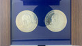 1974 Cayman and Turks & Caicos Islands 2 Coin SILVER Proof Set 