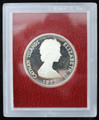 1975 $5 Cayman Islands SILVER Proof coin