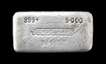 5oz  SILVER Canadian Engelhard Poured Bar Bull Mark 7th Generation