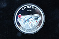 2006 $30 Sterling Silver Coin - Dog Sled Team