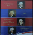 2007 US Mint Issued - Presidential $1 Coin Uncirculated Set - P&D