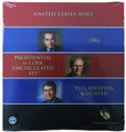 2016 US Mint Issued - Presidential $1 Coin Uncirculated Set - P&D